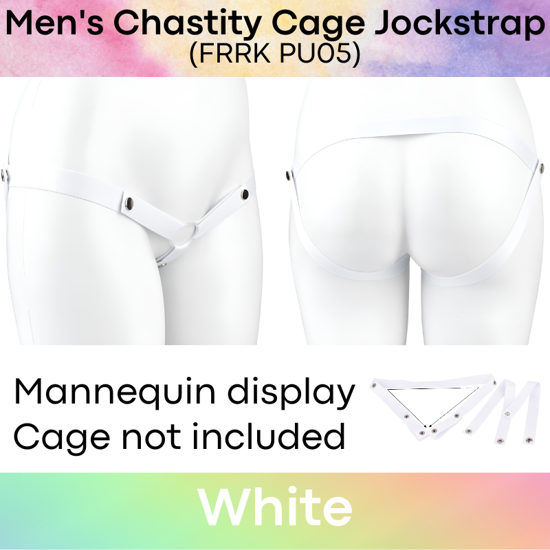 Adult Toy : Men's Chastity Cage Nylon Jockstrap Accessory (FRRK PU05)