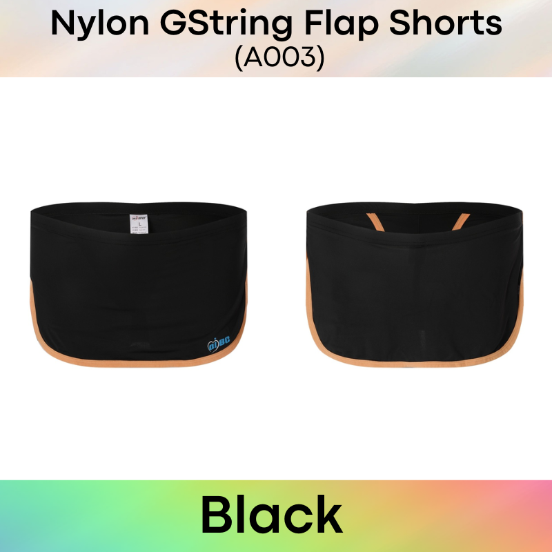 Men's Shorts : Nylon GString Flap Shorts (A003JJB)