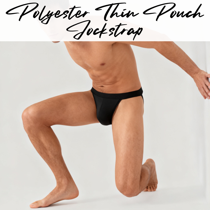 Men's Jockstrap: Polyester Thin Pouch Jockstrap Underwear (A210)