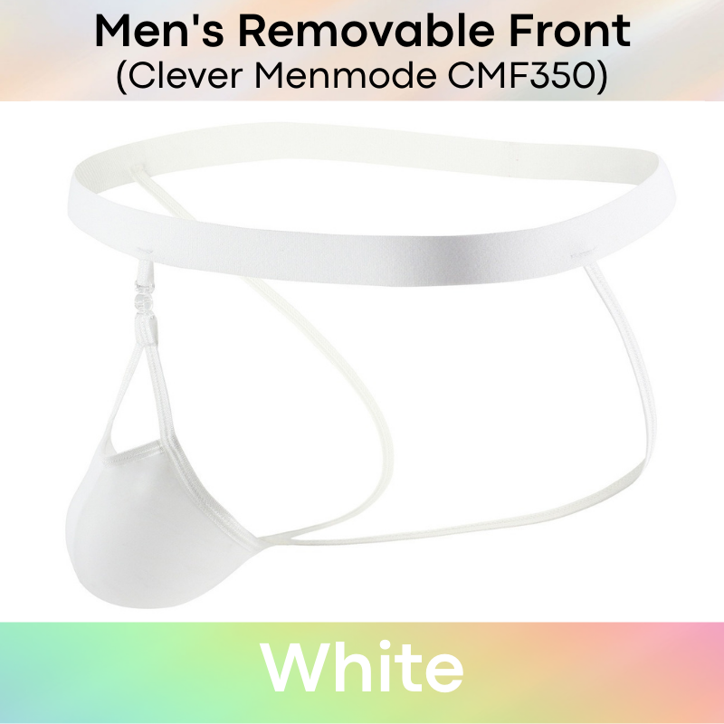 Men's Jockstrap : Removable Front with Snap-On Clip (Clever Menmode CMF350)