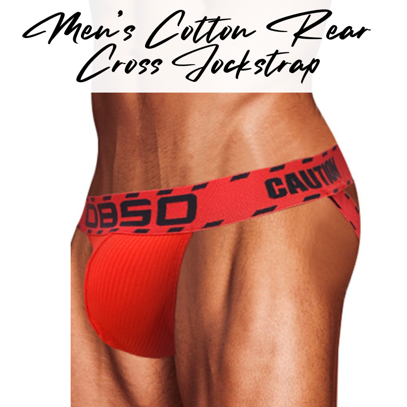 Men's Jockstrap: Cotton Rear Cross Jockstrap (BS3211)