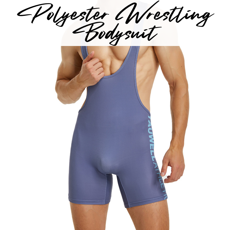 Men's Bodysuit: Polyester Wrestling Sports Bodysuit (TW9705)