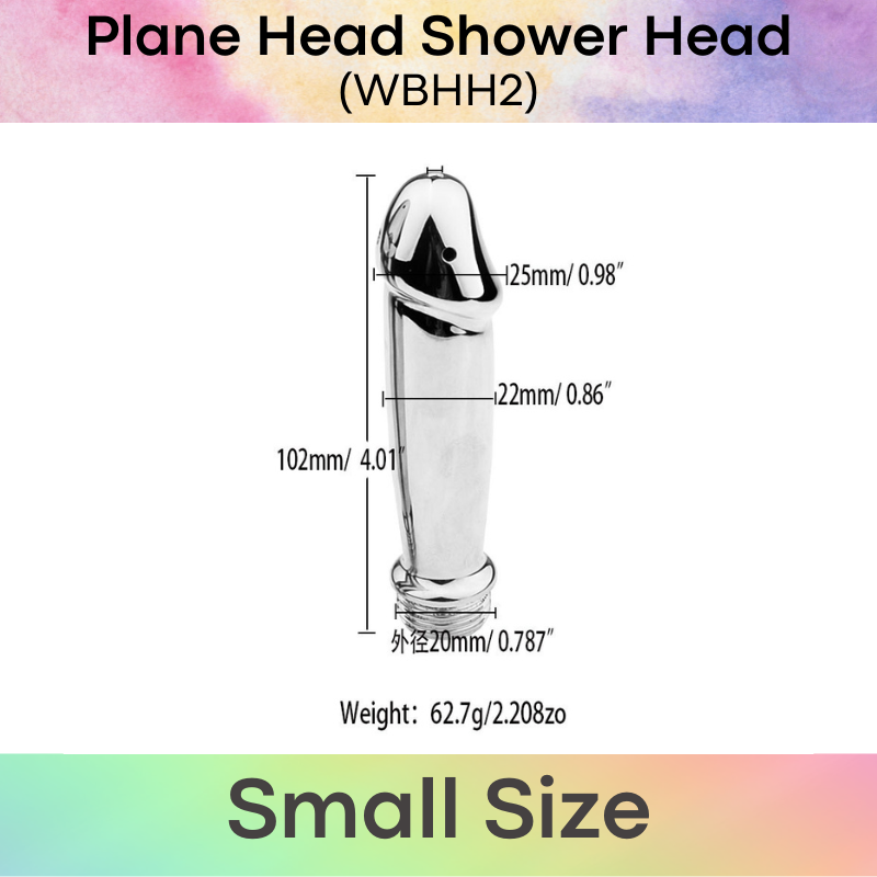 Adult Toy: Plane Head Stainless Steel Unisex Shower Head for Cleaning (WBHH2)