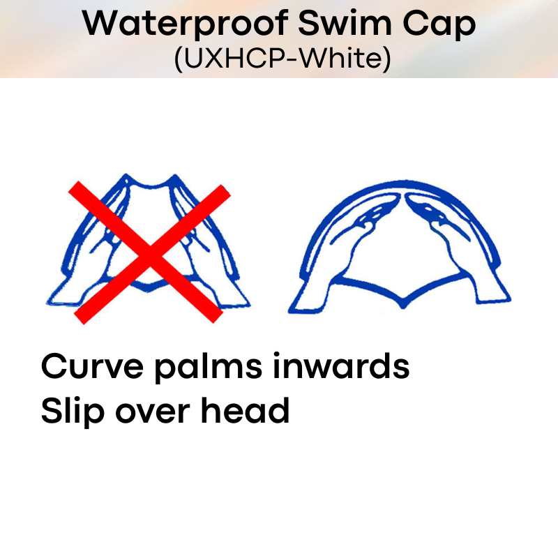 Lifestyle: Men's UXH Silicone Waterproof Swimming Cap (UXHCP)