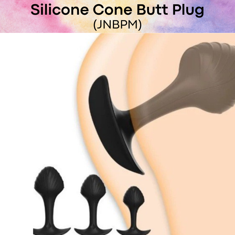 Adult Toy: Silicone Cone Head Butt Plug (JNBPM)