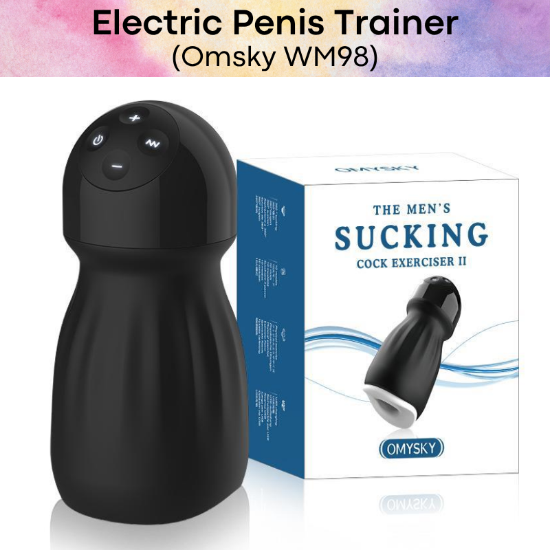 Adult Toy: Electric Penis Trainer with 10 Vibra Modes (WM98)