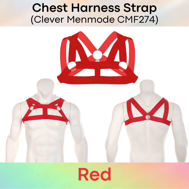 Men's Strap: Polyester Spandex Chest Harness Strap Underwear (CMF274)