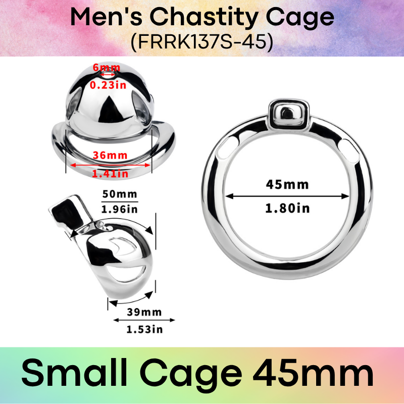 Adult Toy: Men's Aluminum Alloy Clown Chastity Cage (FRRK137)