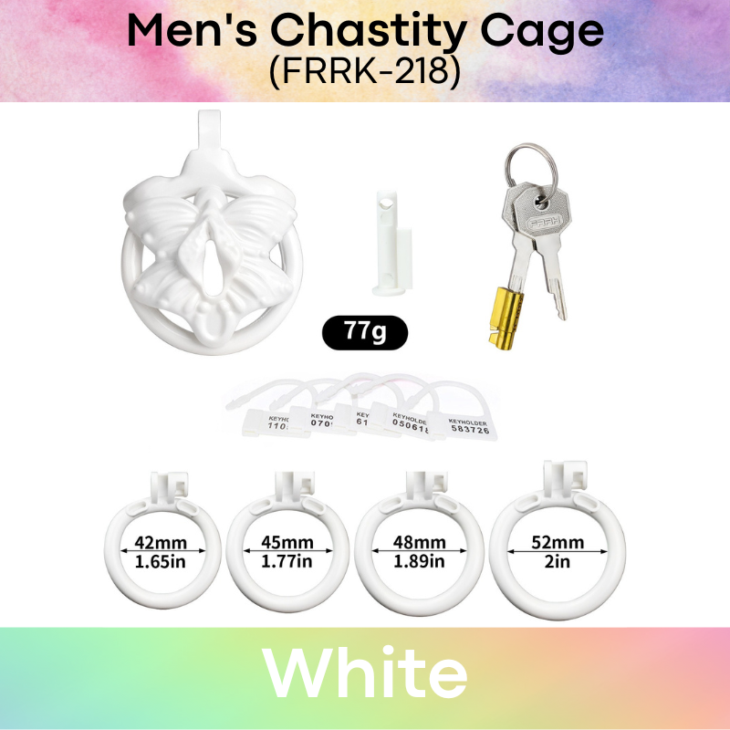 Adult Toy : Men's Chastity Cage (Resin) FRRK218