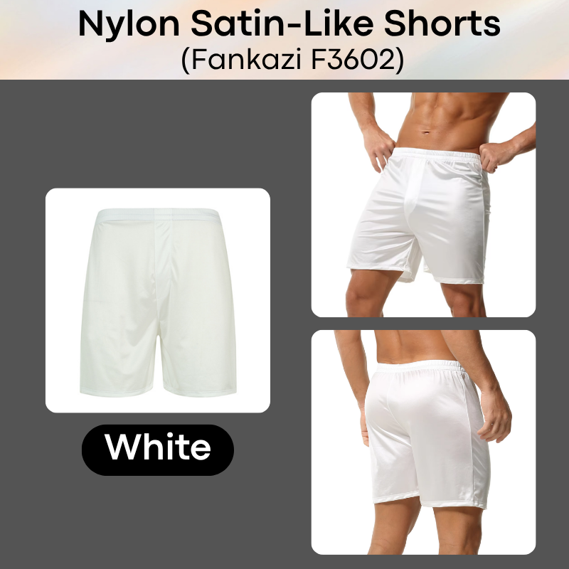 Lifestyle: Men's Nylon Satin-Like Shorts (F3602)