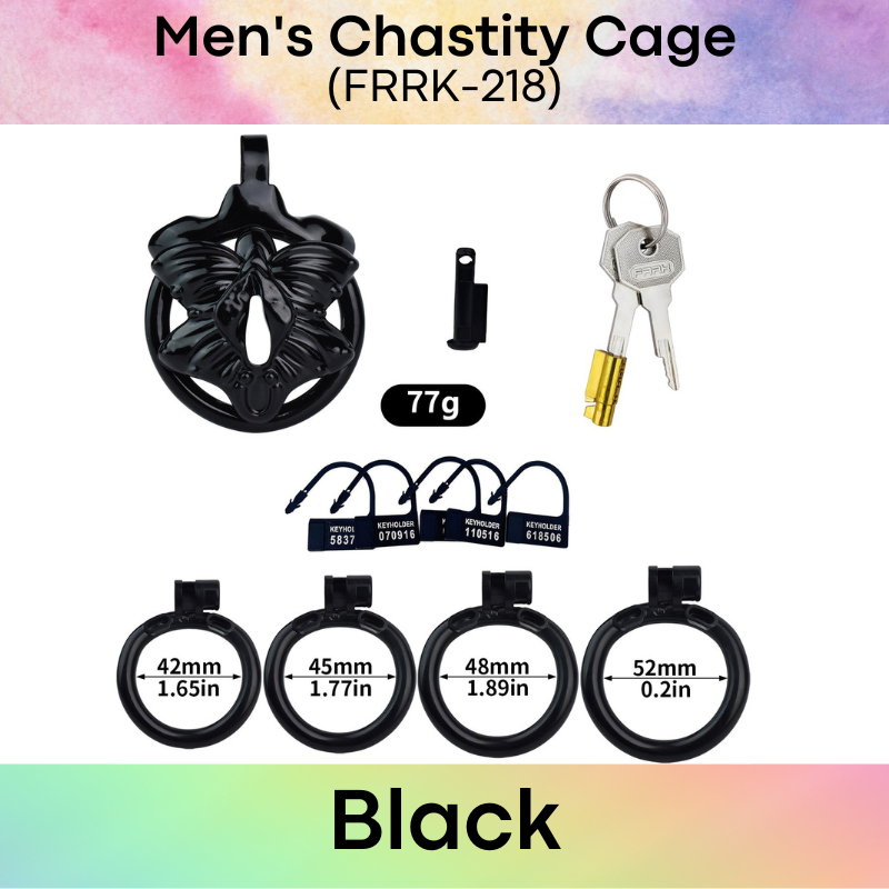 Adult Toy : Men's Chastity Cage (Resin) FRRK218