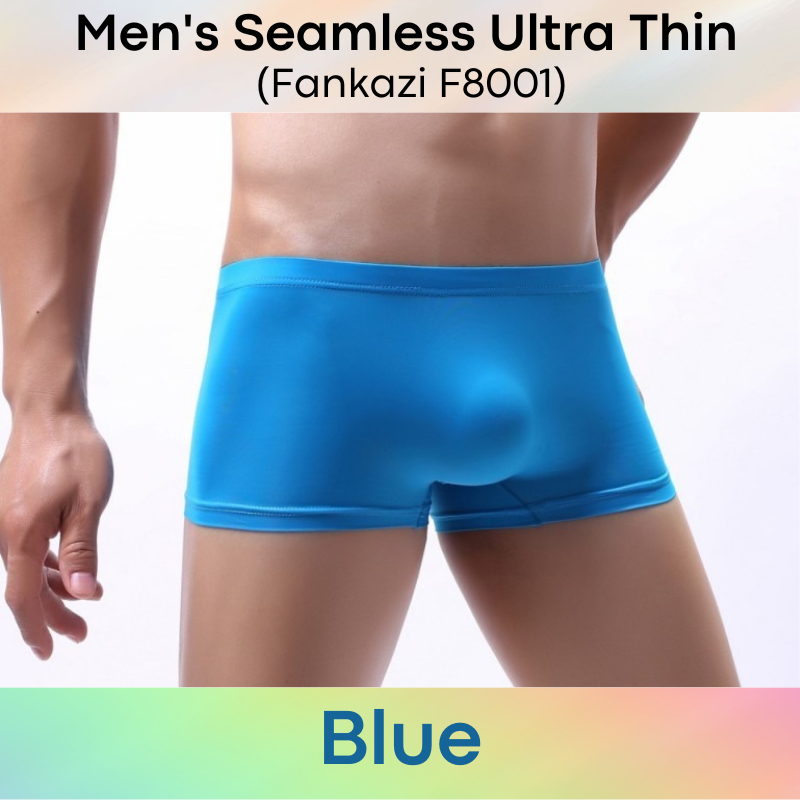 Men's Boxer : Seamless Ultra Thin Boxer Underwear (Fankazi F8001)