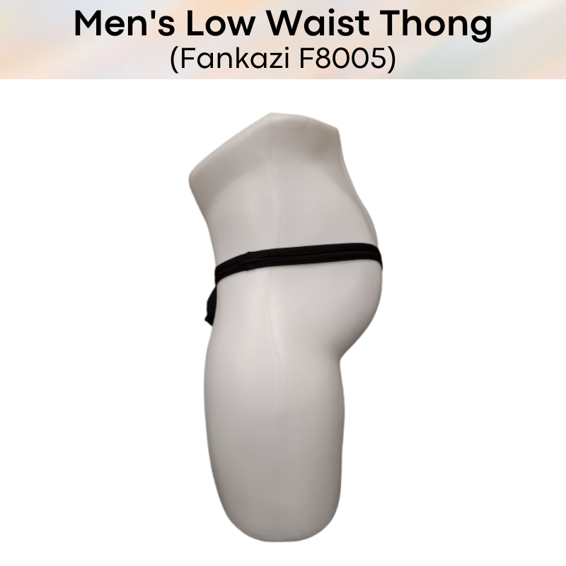 Men's Thong : Low Waist Nylon Underwear (Fankazi F8005)