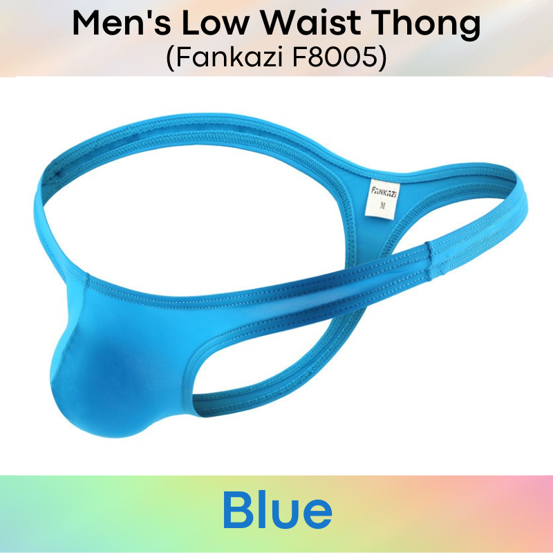 Men's Thong : Low Waist Nylon Underwear (Fankazi F8005)