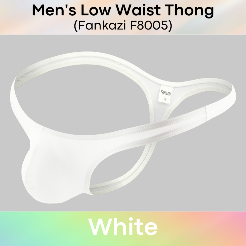 Men's Thong : Low Waist Nylon Underwear (Fankazi F8005)