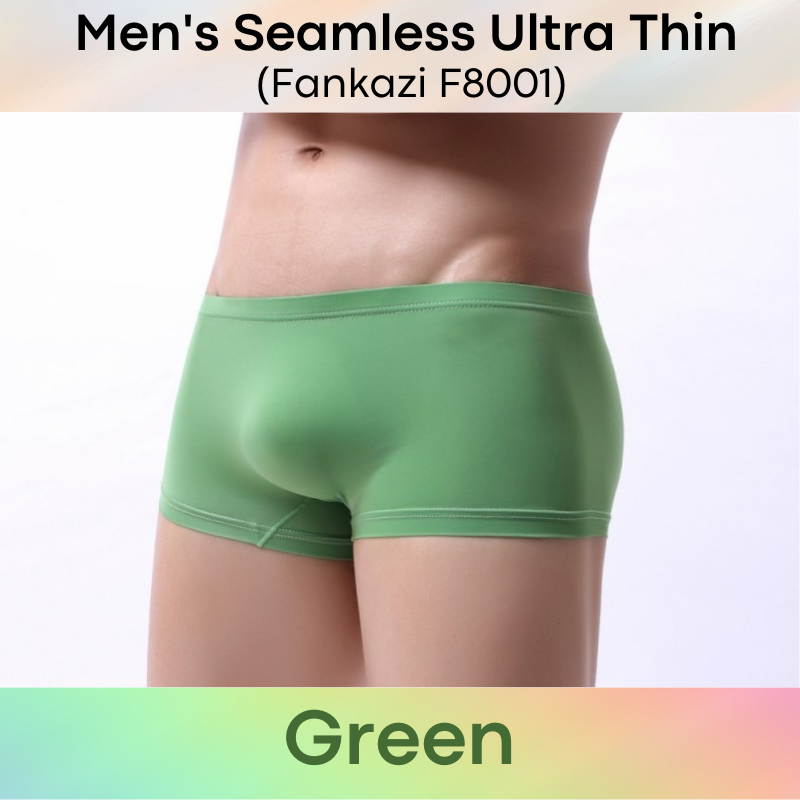 Men's Boxer : Seamless Ultra Thin Boxer Underwear (Fankazi F8001)