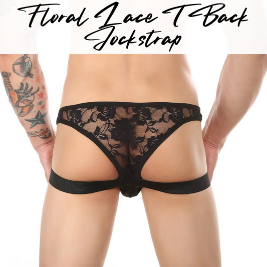 Men's Jockstrap : Lace Underwear (Clever Menmode CMF015)