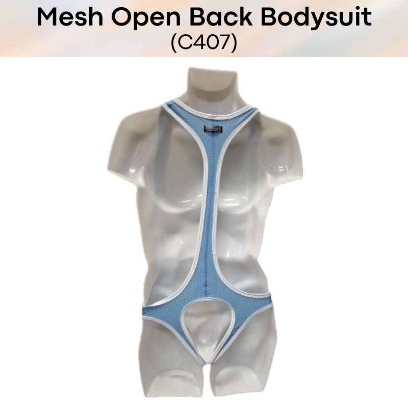 Men's Bodysuit : Open Back (C407)