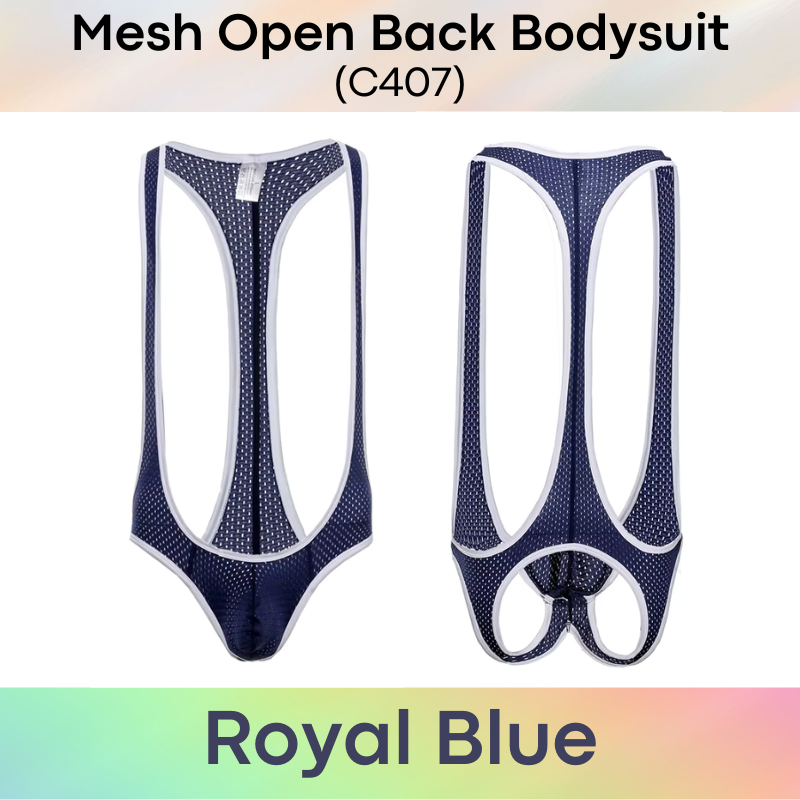 Men's Bodysuit : Open Back (C407)