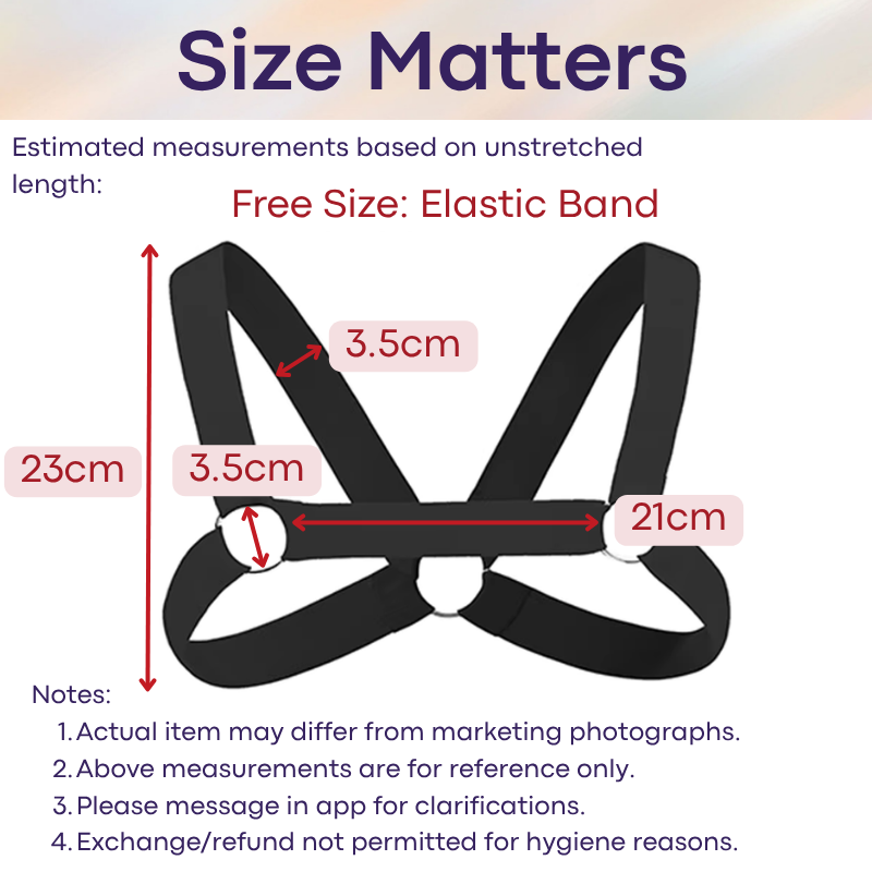Men's Harness : Harness Strap with Ring (Clever Menmode CMF037)