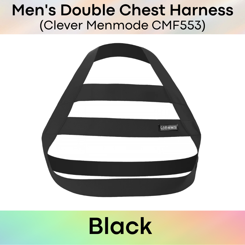 Men's Harness : Double Chest Harness Strap (Clever Menmode CMF553)