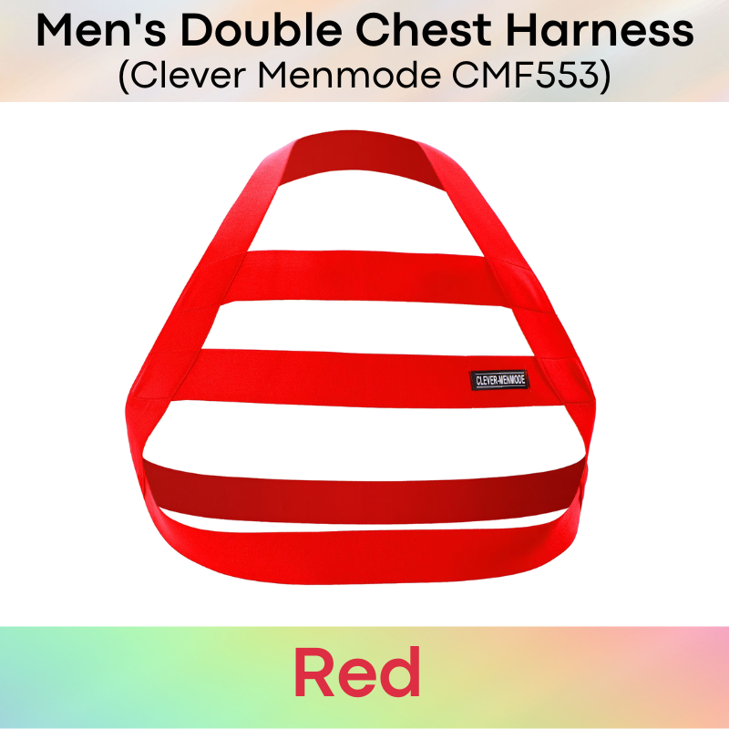 Men's Harness : Double Chest Harness Strap (Clever Menmode CMF553)