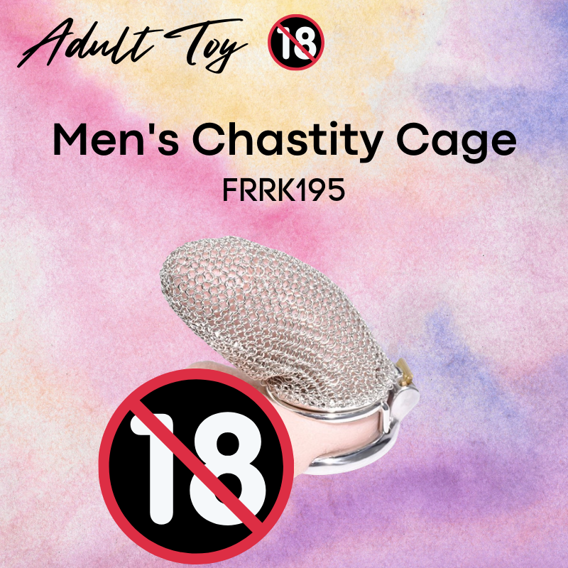 Adult Toy : Men's Chastity Cage (Flexible Net) FRRK195