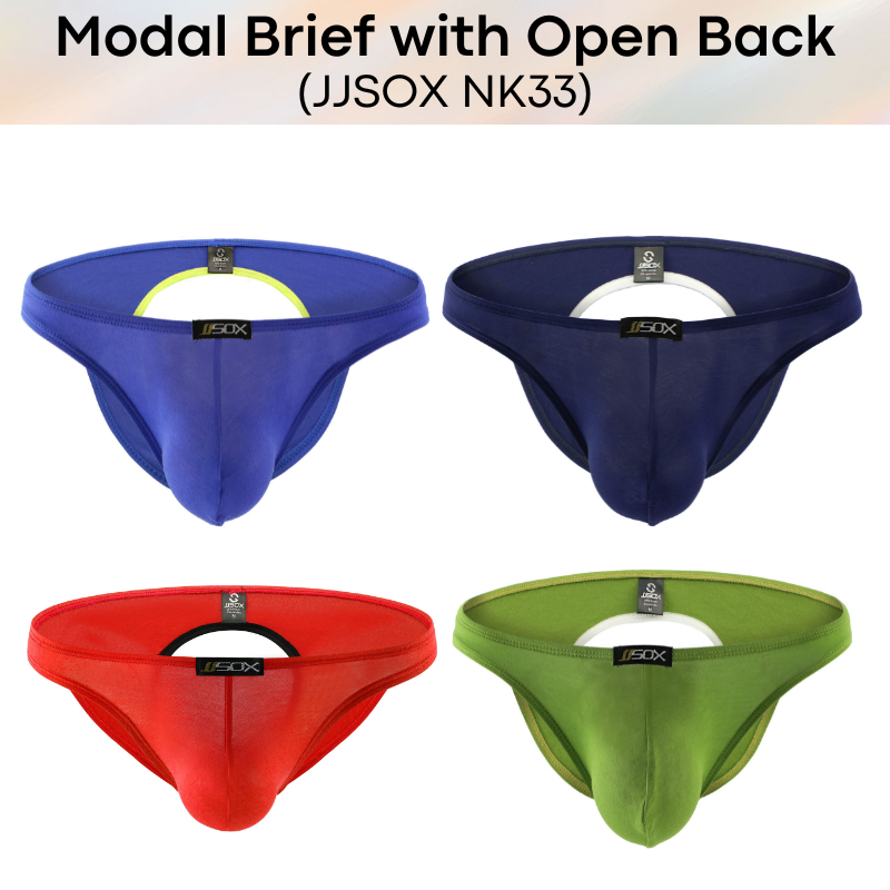 Men's Brief : Open Back Underwear (JJSOX NK33)