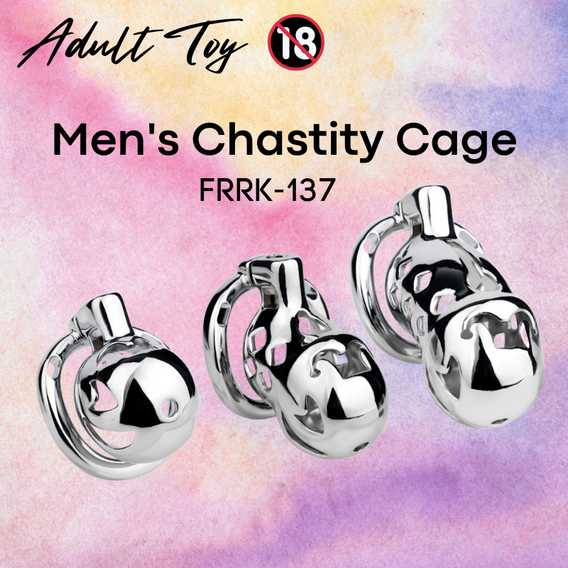 Adult Toy: Men's Aluminum Alloy Clown Chastity Cage (FRRK137)
