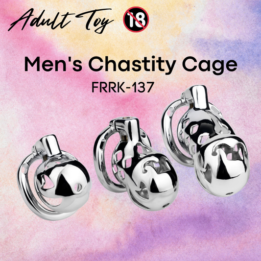 Adult Toy: Men's Aluminum Alloy Clown Chastity Cage (FRRK137)