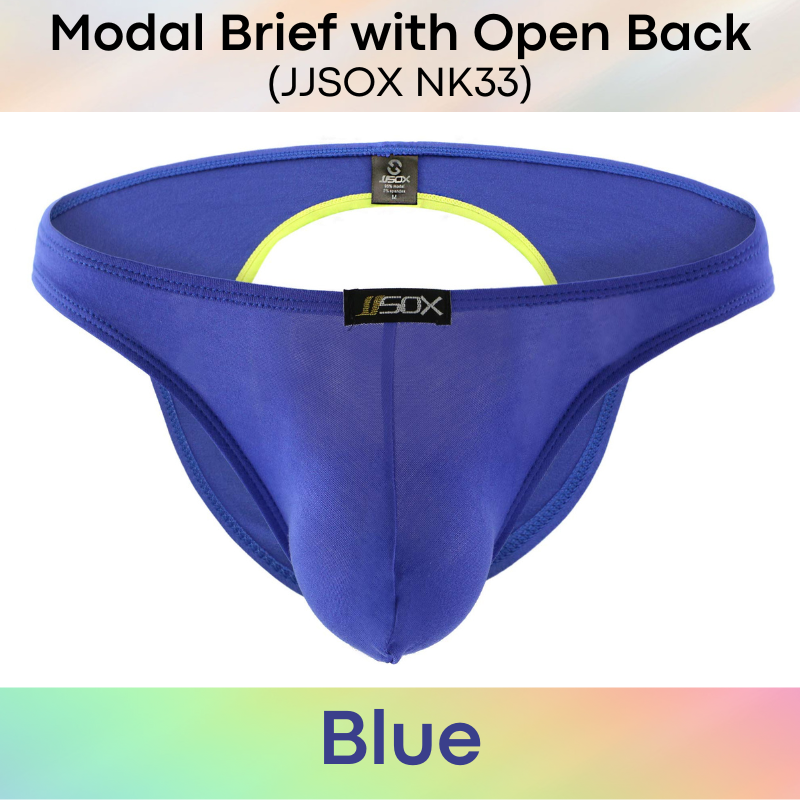 Men's Brief : Open Back Underwear (JJSOX NK33)