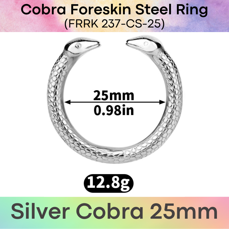Adult Toy: Men's Foreskin Beast Design 304 Stainless Steel Ring (FRRK236/FRRK237)