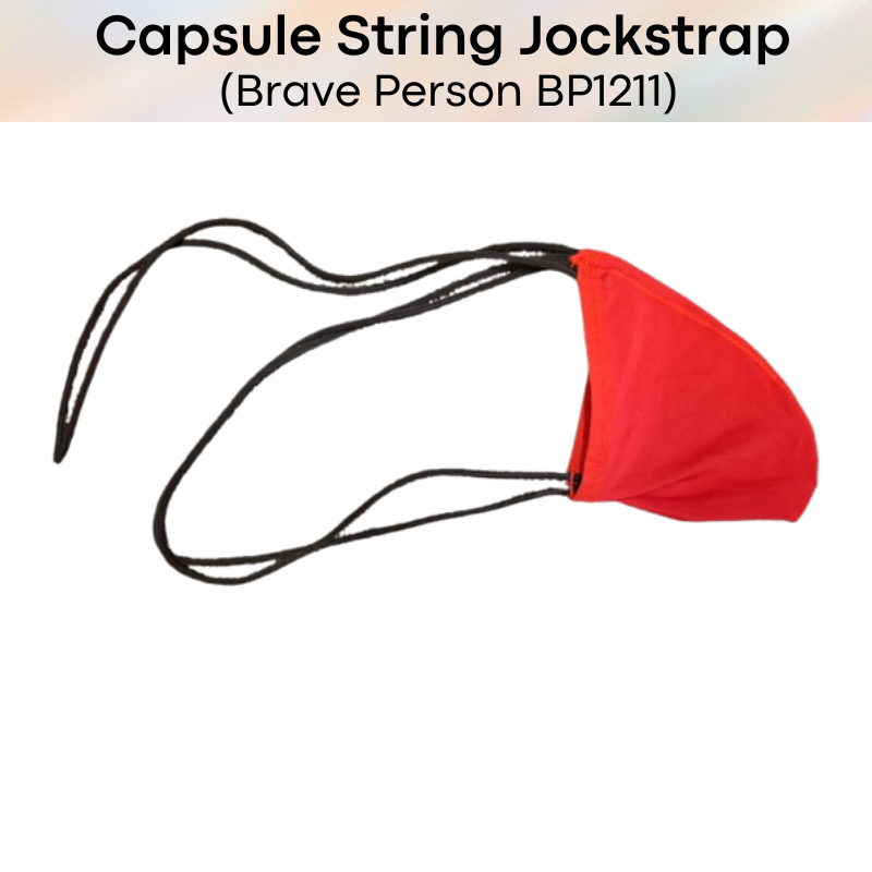 Men's Jockstrap: Nylon Ice Silk Capsule Pouch String Jockstrap Underwear (BP1211)