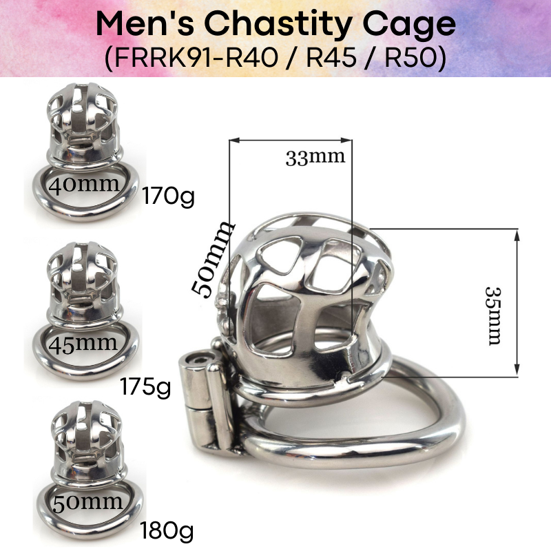 Adult Toy : Men's Chastity Cage (FRRK91)