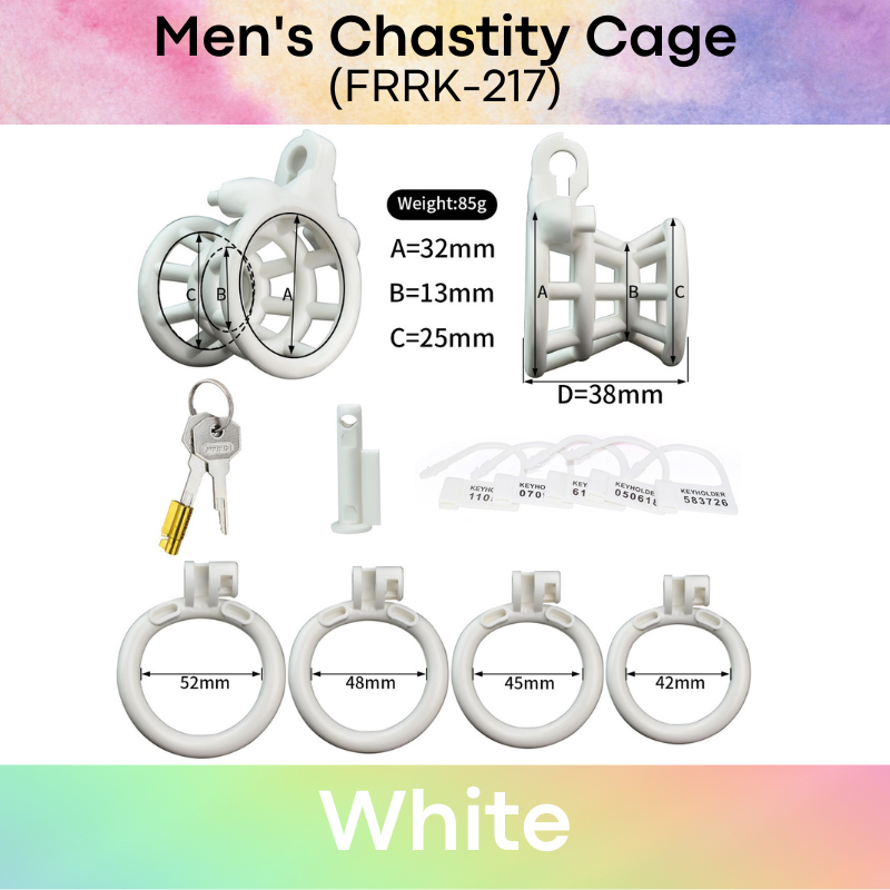 Adult Toy : Men's Chastity Cage (Resin) FRRK217