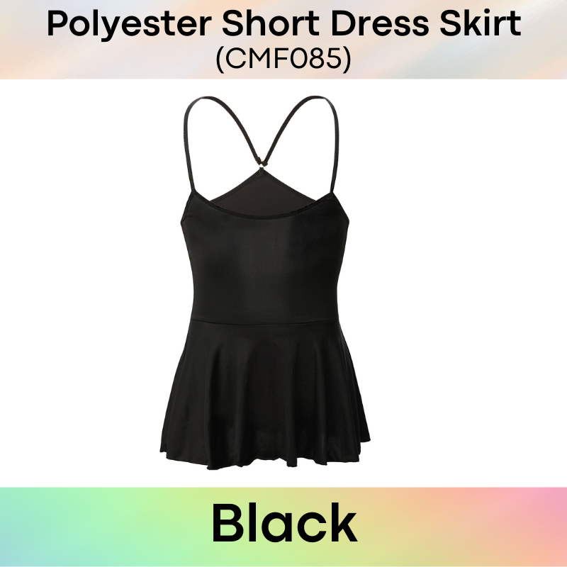 Dress: Men's Roleplay Polyester Short Dres Skirt with Adjustable Shoulder Strap (CMF085)