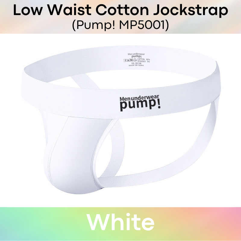 Men's Jockstrap : Low Waist Cotton Underwear (MP5001/MP5009)