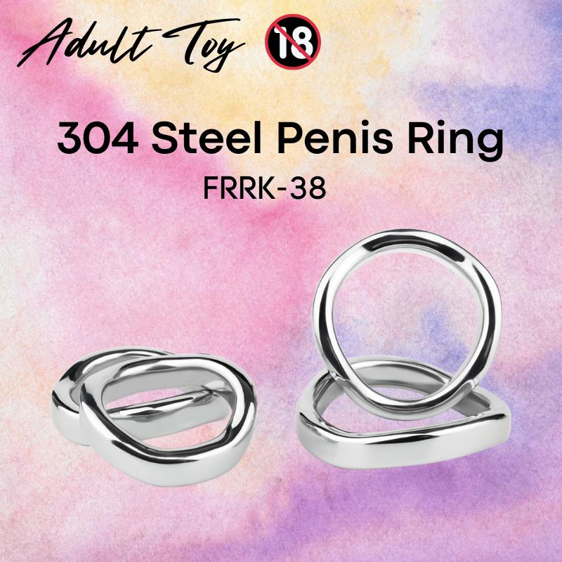 Adult Toy: Men's 304 Stainless Steel Penis Ring (FRRK38)