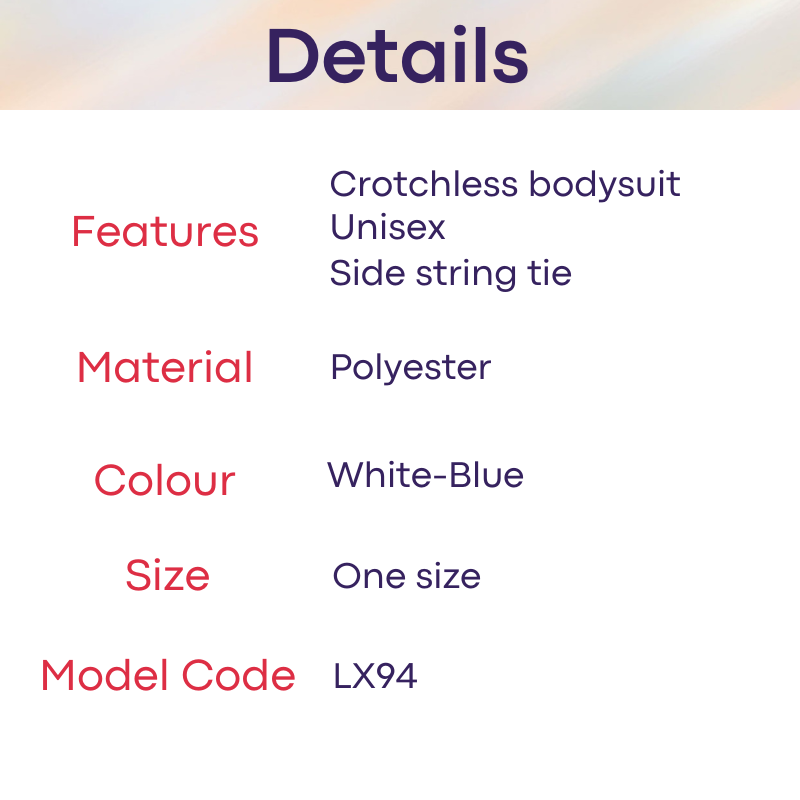 Unisex Underwear: Polyester Crotchless with Blindfold/Stocking Set Underwear (LX94)