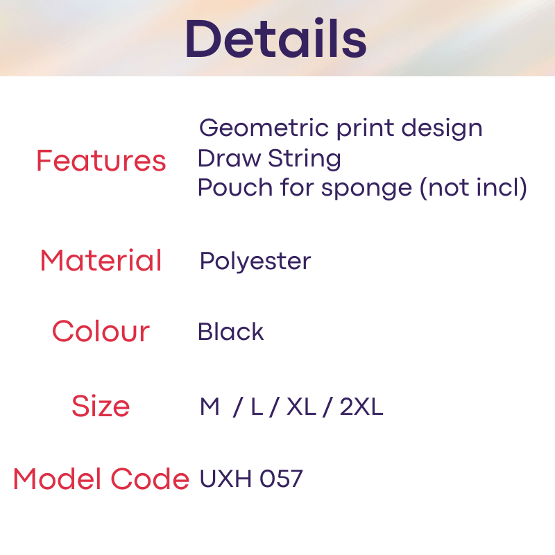 Men's Swimwear: Polyester Geometric Print Swimming Brief Trunks (UXH057)