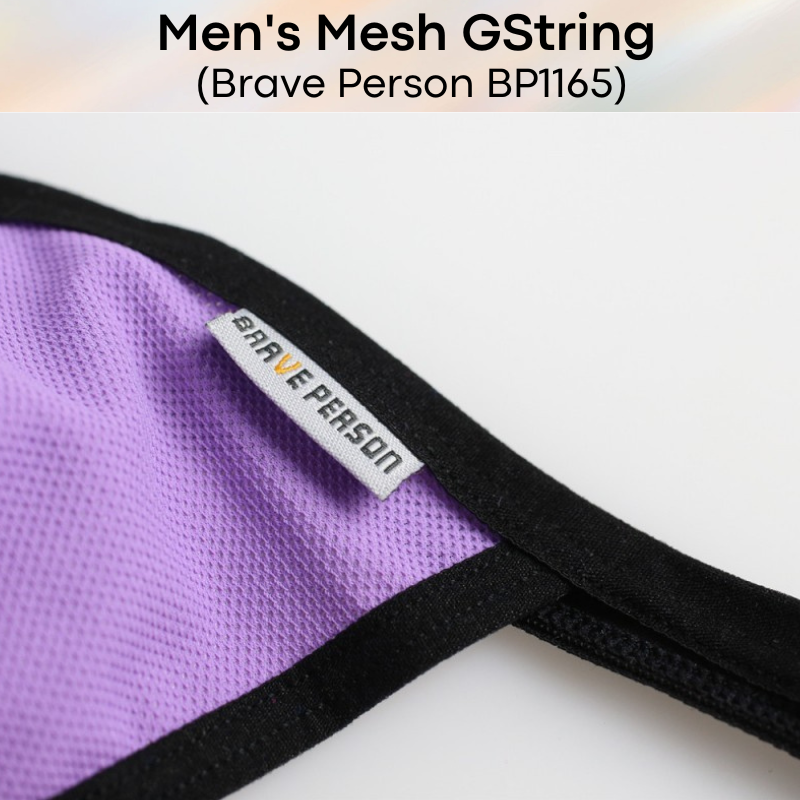 Men's GString : Mesh GString Underwear (Brave Person BP1165)