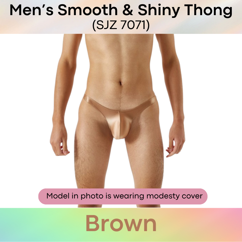 Men's Thong : Smooth and Shiny Thong (SJZ 7071)