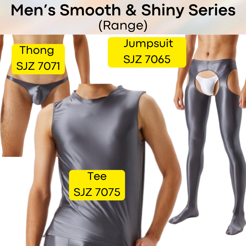 Men's Thong : Smooth and Shiny Thong (SJZ 7071)