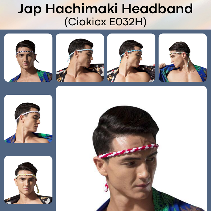 Lifestyle: Jap Style Hachimaki Twisted Headband (E032H)