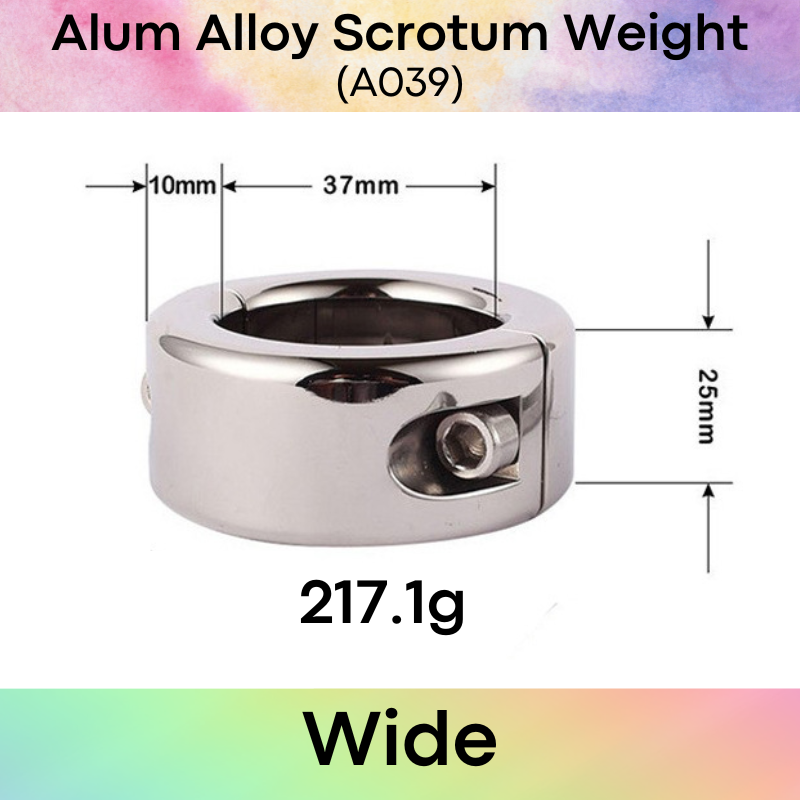 Adult Toy: Aluminium Alloy Scrotum Weight (A039)