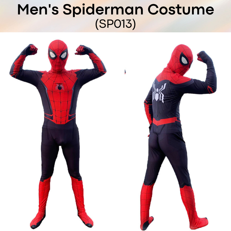 Men's Costume: Spiderman "Far from home" Costume (Bodysuit + Mask) (SP013)
