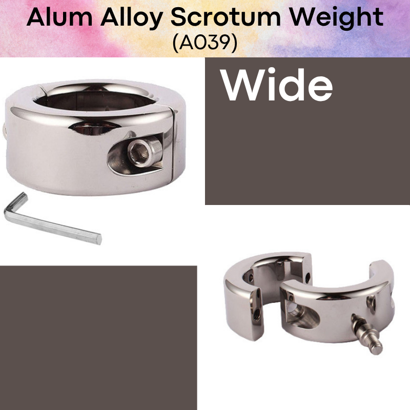 Adult Toy: Aluminium Alloy Scrotum Weight (A039)