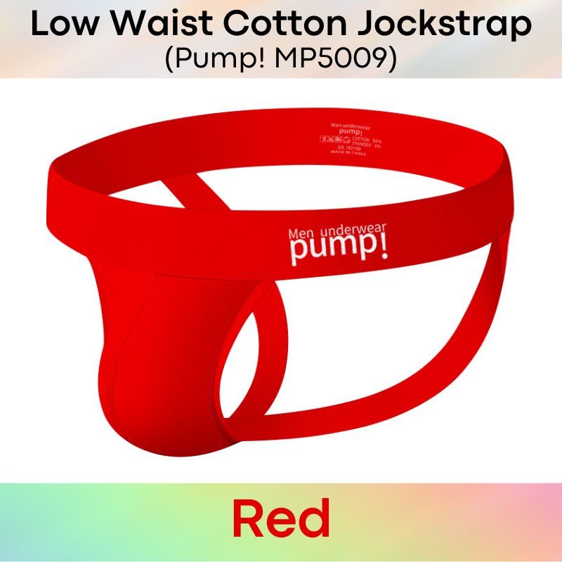 Men's Jockstrap : Low Waist Cotton Underwear (MP5001/MP5009)