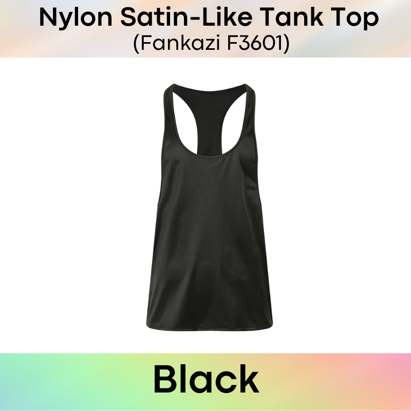 Lifestyle: Men's Nylon Satin-Like Tank Top (F3601)