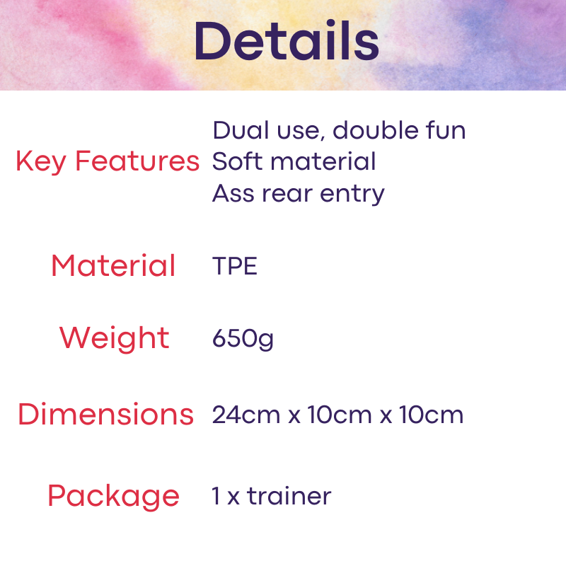Adult Toy: TPE Soft Silicone Dual Use Trainer (RY66)